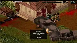 Project Zomboid Kill All Zombies In Tutorial | No commentary | No Edit | No Debug | Build 41
