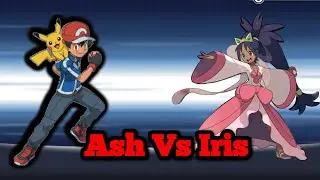 Ash finally defeated champion !!! // Ash vs Iris