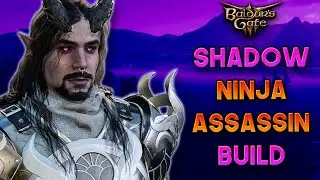 Baldur's Gate 3 - SHADOW NINJA ASSASSIN BUILD - Shadow Monk & Assassin Rogue Multiclass Build