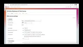 Moodle 4.0- Tutorial Videos Changing Your Course Format