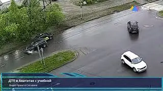 Хибины: ДТП в Апатитах с учебкой