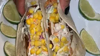 HOW TO | Shrimp and Fish Tacos SUPER BEGINNER FRIENDLY (COOKED IN 1 HOUR) NO PREPPING NEEDED