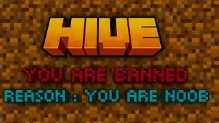The Hive Banned Me Because I'm a Noob (Actually)