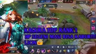 Kagura susah mati kalo Tangan Pilot nya Licin || Game play top Rank 1 -Mobile legend 2019