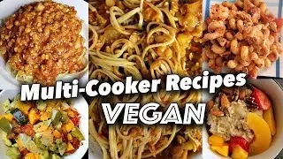 ONE POT RECIPES using a MULTI-COOKER (VEGAN) || Cuckoo 8 in 1 Multi Pressure Cooker