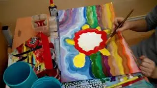 дети рисуют черепашек декоративное рисование 2 группа Creativity & Art of Olga Mishina