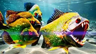 PIRANHAS - INSATIABLE PRIMORDIAL HUNGER! TEARING EVERYTHING TO PIECES NON-STOP! AMAZON'S NIGHTMARE!