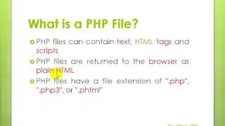 Learn PHP: Lecture 1 