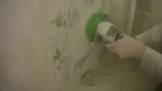 Удаляем краску со стен в ванной и туалете Очень быстрый способ.
