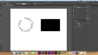 How to wrap your text around a circle/ square in Illustrator?