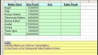 Excel ders-1 Gelişmiş filtre nasıl yapılır?