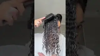 Kicking off Hot Curl Summer with this super easy wash day 💘 #youtubeshorts #howto #hairwashday