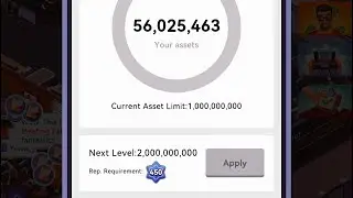 Idle office tycoon, reached 400 reputation stars ⭐️ and increased current asset limit to 1 bn 😄