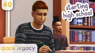 First day of High School! 🫨 | Episode 40 | The Sims 4 Pack Legacy Challenge
