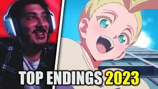 Reaccionamos a los 50 MEJORES ENDINGS ANIME 2023 😂