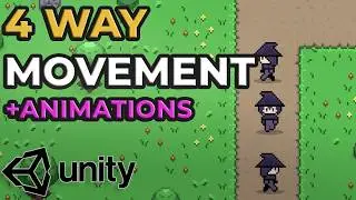 Make RPG Movement in Unity (4 Directions + Animations)