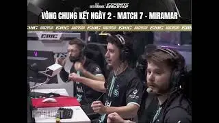 PUBG - ESPORTS WORLD CUP | VÒNG CHUNG KẾT | NGÀY 2 | MATCH 7 | MIRAMAR