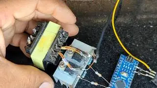 How To Make High Frequency 230V Inverter ][ 25khz ][adjustable duty cycle