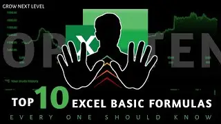Top 10 Excel Basic Formulas