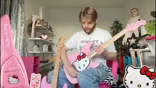 Моя новая HELLO KITTY | Мне удалось купить эту гитару