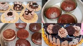 تورتة عيد الميلاد بكيكة الحليب الساخن بدون كريمه زبدة مع اسهل طريقة لتزيين الكيك