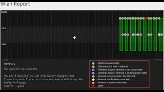 Find out why my wifi keeps disconnecting and getting error