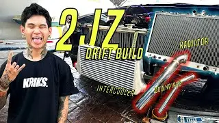 2JZ GETS INTERCOOLER, RADIATOR, DOWNPIPE EP.15