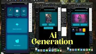 Flutter App with AI Background Blur, Remove & Generate | Gallery & Upload Features