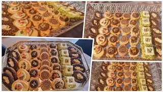 جديد حلويات العيد بلاطو صابلي مشكل بعجينة واحدة فقط اشكال ومذاقات مختلفة ولذييذة 😍😋
