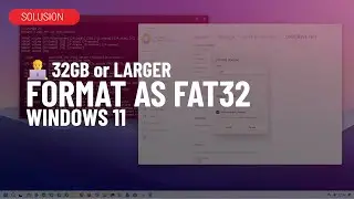 🔴 Windows 11, 10: Format USB drive as FAT32 (6 ways)