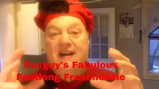 Funguy The Entertainer cooks Funguy's Fabulous Footlong Francheezie