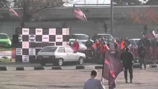 Time attack 3й класс, ВАЗ 2108 (вылет с трассы)