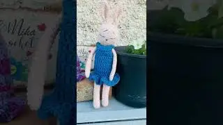 Iepurica Eli cu rochița croșetată #MMihaCrochet #crochet