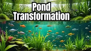 From Swamp to Sparkling: Fish Pond Rescue in 60 Seconds!