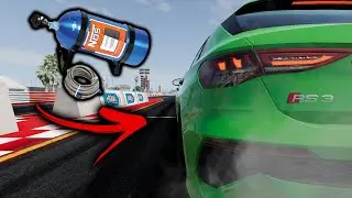 How much N2O can a Audi RS3 Handle? BeamNG.drive