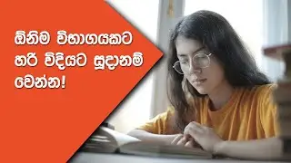 අඩු කාලයකින් විභාගයකට සූදානම් වෙන ක්‍රමය | How to prepare for any exam with less time | Study Tips