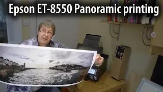 Epson ET-8550 panoramic print making. Producing a 13