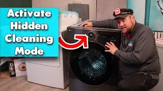 LG Heat Pump Dryer Maintenance & Secret Cleaning Mode - How to Do (DLHC5502)