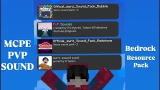 PvP Sound pack Resource pack for (mcpe/bedrock/ios/android/pc)