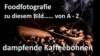 Kreativshooting - Kaffeebohnen mit Rauch