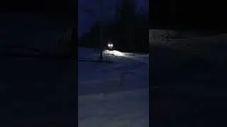 буран на трамплине