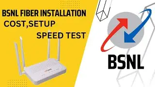 BSNL FTTH Brodband Village Installation |   |  cost |setup| Unboxing | BGMI PING in BSNL