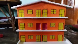 Diwali ghar//thermocol ghar//thermocol house