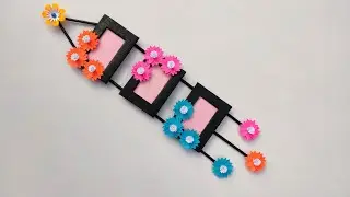 DIY Paper Photo Frame Making Easy Tutorial / How to make a Unique Photo Frame at home #8