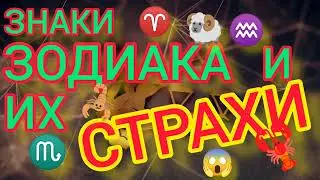 Чего боятся представители разных знаков зодиака. Гороскоп