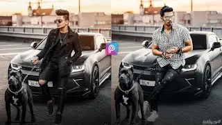 PicsArt Realistic Classic Boy with car photo editing PicsArt 2021 photo editing Utkarsh photography