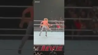 Seth Rollins first World Championship Defense against The Miz #wwe #shorts