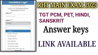 Ossc Regular teacher Main Answer keys link Available now || TGT, CBZ, PCM, AND CLASSICAL TEACHER |