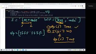 Leetcode 139. Word Break. Dynamic Programming. Python