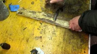 И снова про сталь ШХ-15. Краш-тест клинка присутствует